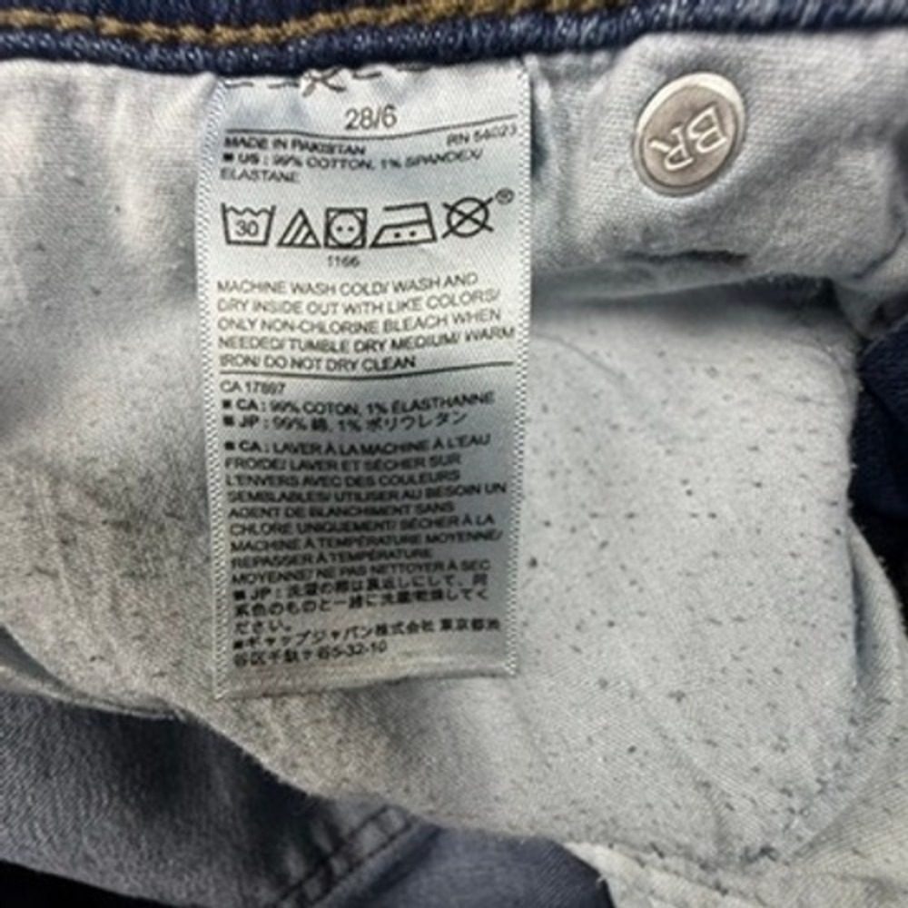 Banana Republic Womens Medium Wash 4 Inch Denim‎ Shorts Blue Size 28/6 536130-00 - Picture 8 of 10